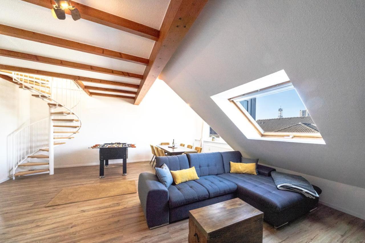 Stylisches Penthouse Zentral Tischfussball 100M2 Wii Hannover Eksteriør bilde